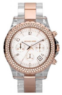 Michael Kors MK5323 Rose Gold Clear Crystal Accented Watch