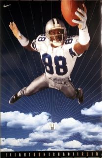 Michael Irvin Dallas Cowboys Flight 88 Nike Poster