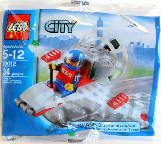 Lego City Airport Microlight Airplane Minifigure 30012