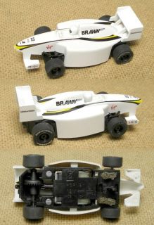 2009 Micro Scalextric Brawn GP 22 Indy Slot Car RARE