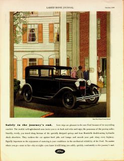 1930 Model A Ford Tudor Sedan Safely Women Driver