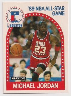 1989 NBA Hoops Michael Jordan All Star Card 21