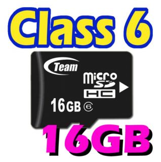 Team Class 6 microSD microSDHC micro SDHC TF 16GB 16G Flash memory