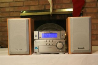 Panasonic SA PM03 Micro Hi Fi Stereo CD Player Am FM Radio Great Sound