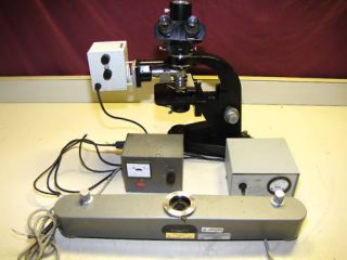 Leitz Wetzler Comparison Microscope with Accessories