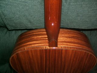 Handmade Custom Micheletti Jumbo Guitar Cedar Padauk High End Jewel