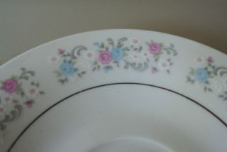 Dynasty Fine China RAPTURE Saucers Plates Floral Dinnerware Dishes
