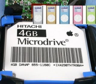 Hitachi 4GB Microdrive HMS360404D5CF00 3K4 Cfii
