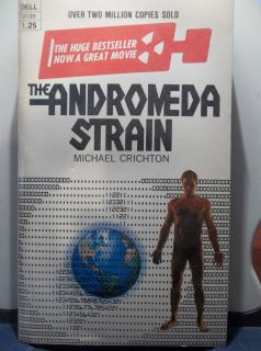 The Andromeda Strain by Michael Crichton 1970 Paperback 0440101999