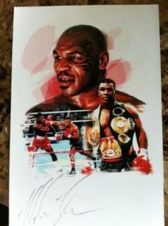 Mike Tyson Autograph Collection All Authentic 8 Items Check These Out