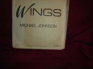 Michael Johnson Wings RCA Promo Vinyl 45