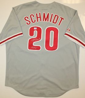 Mike Schmidt Autographed Philadelphia Phillies Jersey  AAA