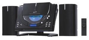 SUPERSONIC MICRO HOME STEREO SYSTEM with  CD PLAYER AMFM RADIO WALL