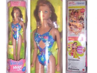 Barbies Friend Midge 1999 Hawaii Midge Doll Never Played with NIB