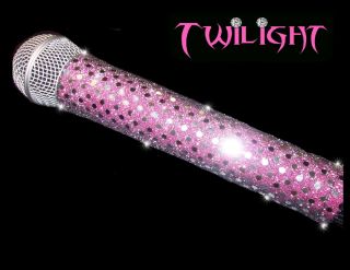Cover Twilight Light Pink Sparkle Microphone Cover for Cordless Mic