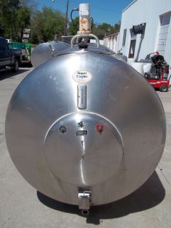 800 Gallon Insulated Stainless Steel Bulk Milk Tank for Storage