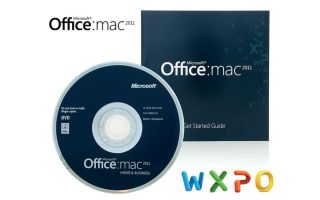 MICROSOFT OFFICE MAC 2011 HOME BUSINESS 2 MACS NEW   NEVER INSTALLED