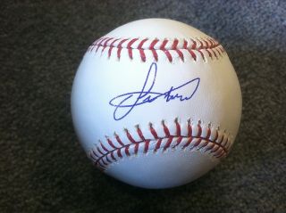 Miguel Sano Autographed Rawlings Baseball Twins Signed w COA Onyx Auto