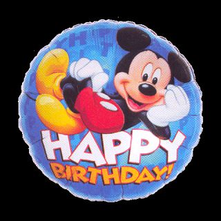 Mickey Mouse Birthday Mylar Foil Party Balloon 18