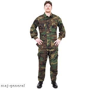 Camouflage BDU Jacket Medium