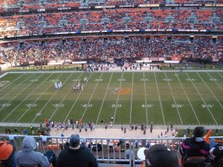 8th ROW UPPER MIDFIELD TICKETS PITTSBURGH STEELERS CLEVELAND BROWNS
