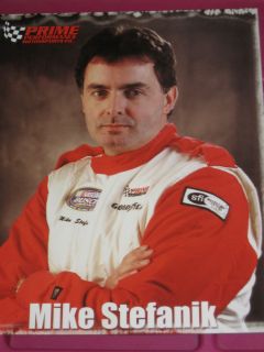 1999 Mike Stefanik Prime Performance Headshot NASCAR Postcard