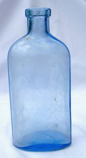 RARE 1906 Blue Phillips Milk of Magnesia Glass Bottle
