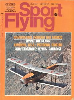 Sport Flying Magazine • Oct 1974 V8N10 • Airshow U s A Pictorial