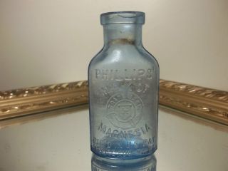  Bottle Milk Of Magnesia Dated Pat 1906 EARLY VERSION Vintage Bottle