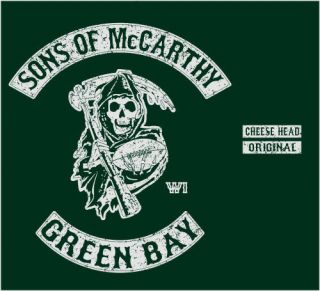 Sons of McCarthy Green Bay Mike Packers T Shirt XXXL