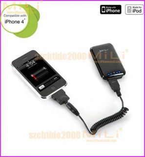 2000mAh Mili Power Miracle F iPhone 4 3GS Nokia HTC Etc