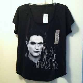 Twilight BREAKING DAWN PART 2 EDWARD We are the Same Temperature SHIRT