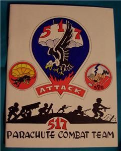 517 Paratrooper Parachute Combt Team WWII Military Book