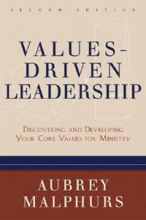 Core Values for Ministry by Aubrey Malphurs 2004, Paperback