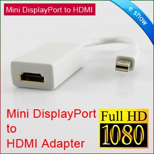Mini DisplayPort DP Male to HDMI Female Cable Adapter