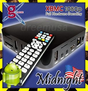 Midnight Android IPTV Box A9 M3 CPU 4GB 1080p XBMC Web Player Mini PC