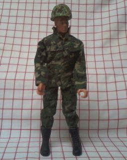 Joe Army Military Action Figure 11 inch Cammo Fatigues Hasbro 1996
