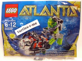 Brand New Lego Atlantis Mini Sub Diver Minifig Aquatic 2010 RARE 30042