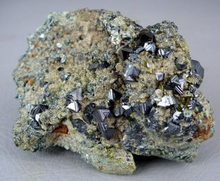 168 g rare combo of Magnetite with epidote Specimen from Khogyani