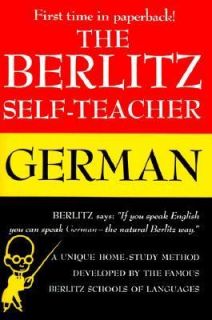 Berlitz Self Teacher German German by Joyce L. Vedral and Berlitz