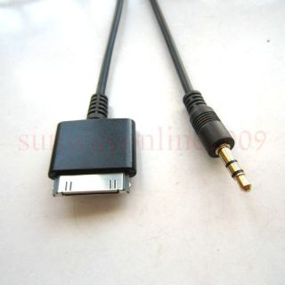  Cable End Male to 3 5mm mini jack Cable Aux input IPOD IPHONE IPAD