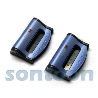 Brand New Pair Blue Mini Car Seatbelt Strap Adjuster Clip