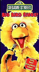 Sesame Street   Big Bird Sings VHS, 1995