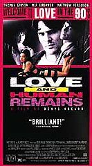 Love and Human Remains VHS, 1997, Spanish Subtitled
