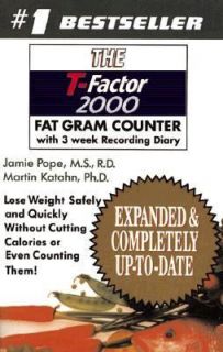 The T Factor 2000 Fat Gram Counter 1989, Paperback