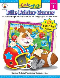 Colorful File Folder Games Skill Building Center Activities for