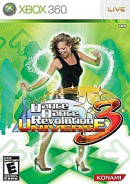Dance Dance Revolution Universe 3 game only Xbox 360, 2008