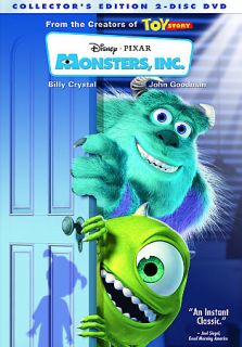 Monsters, Inc. DVD, 1996, 2 Disc Set