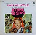 Hank Williams Jr A Time to Sing MGM Records SE 4540 St