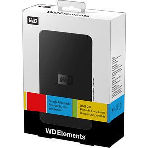 Digital Elements 500GB Portable 2.5 Ext. Hard Drive(WDBAAR50 00ABK